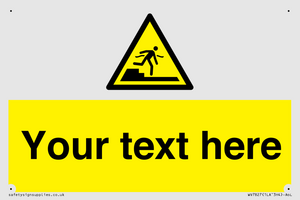 Custom warning Submerged step or steps